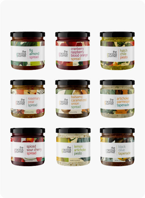 The Starter Set (9 jars) by The Gracious Gourmet - from The Gracious Gourmet