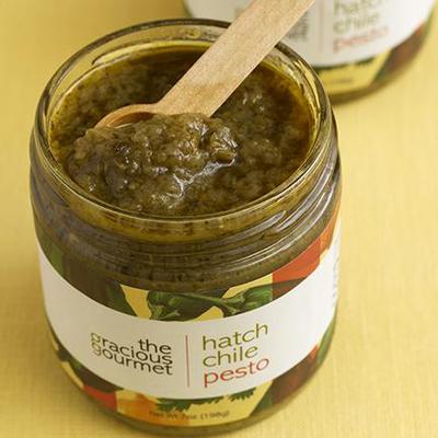 hatch chile pesto pasta