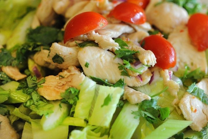 black olive tapenade chicken salad
