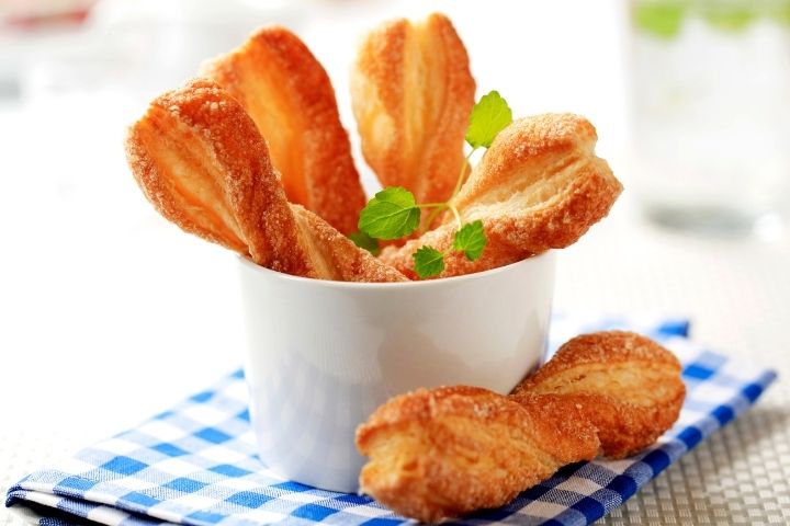 fig almond spread pastry twists