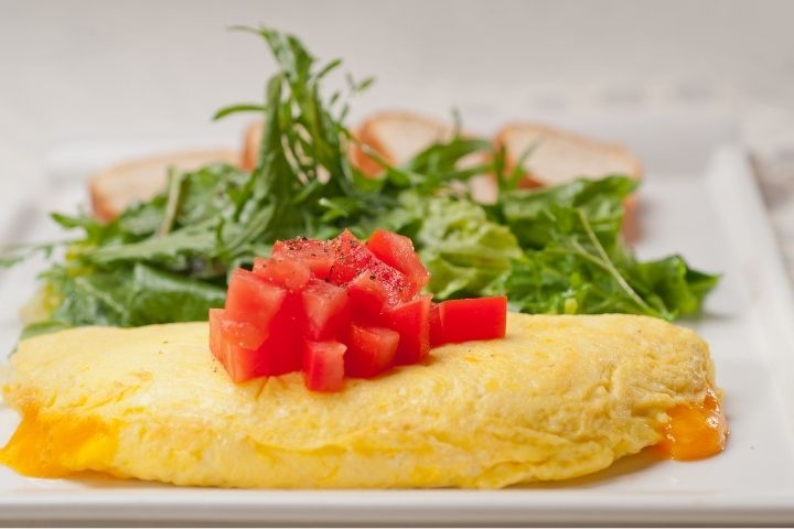 Hatch Chile Pesto Omelet