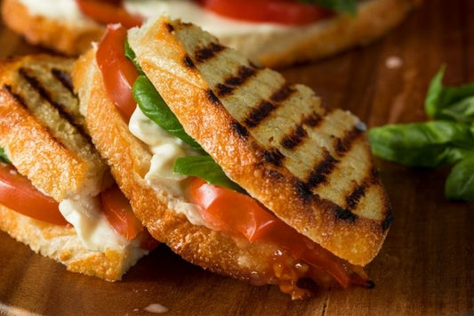 prosciutto panini with balsamic caramelized onions