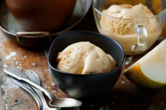 rosemary pear spread ice cream