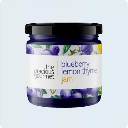 Blueberry Lemon Thyme Jam (employee) - from The Gracious Gourmet 