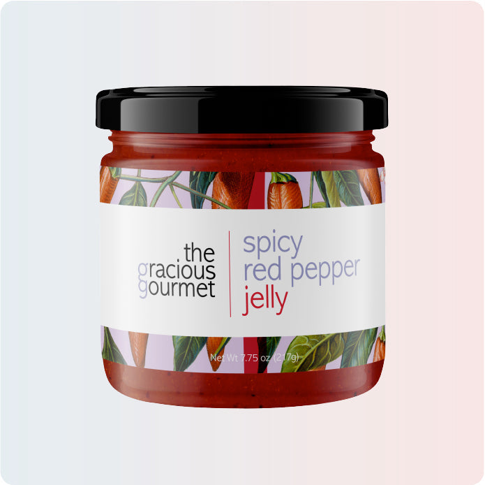 Spicy Red Pepper Jelly (wholesale) - from The Gracious Gourmet 