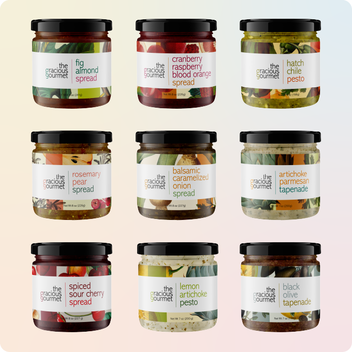 The Starter Set (9 jars) by The Gracious Gourmet - from The Gracious Gourmet 