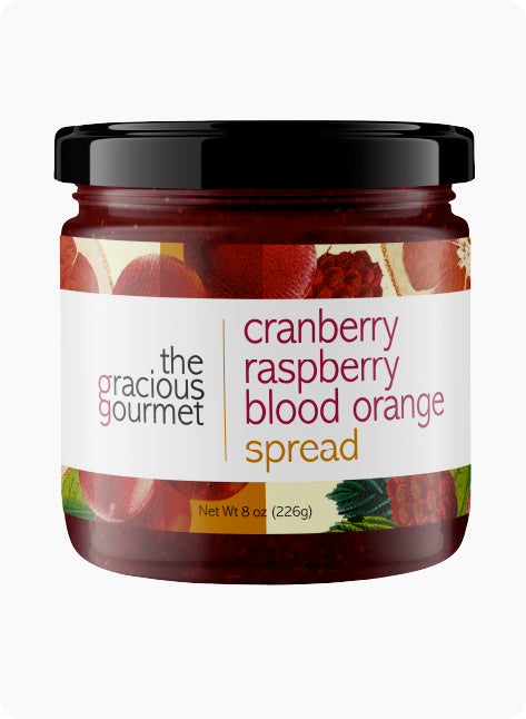 Cranberry Raspberry Blood Orange Spread (2 Pack) - from The Gracious Gourmet 