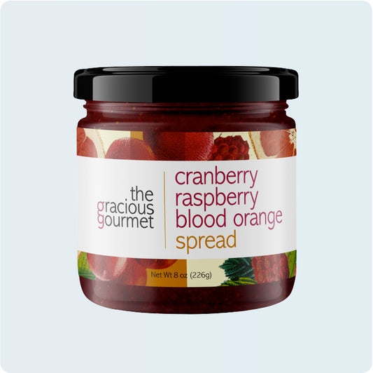 Cranberry Raspberry Blood Orange Spread (2 Pack) - from The Gracious Gourmet