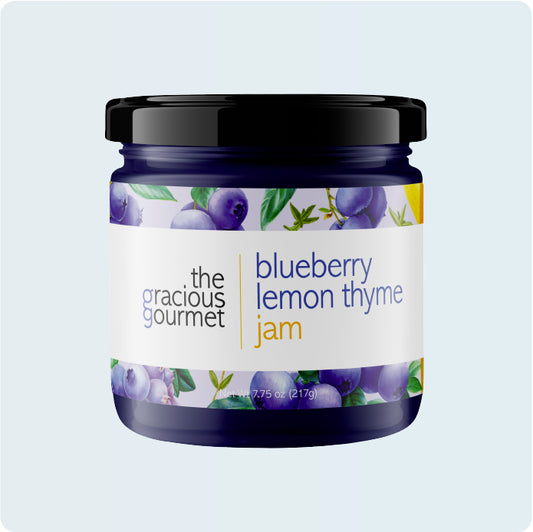 Blueberry Lemon Thyme Jam (2 Pack) - from The Gracious Gourmet 