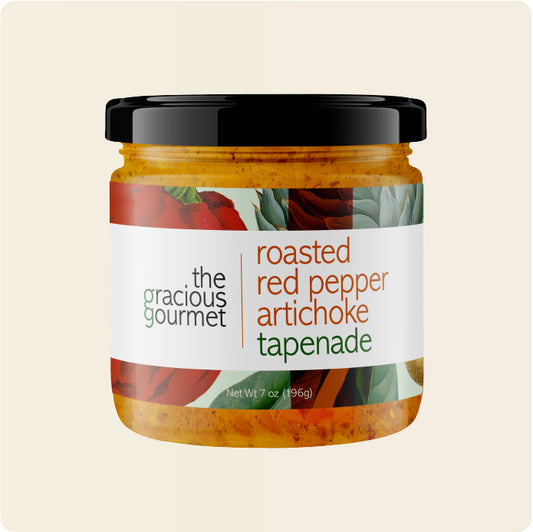 Roasted Red Pepper Artichoke Tapenade (2 Pack) - from The Gracious Gourmet
